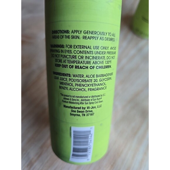 Wild Tropics After Sun Spray Aloe Vera & Menthol Cooling & Soothing-EXP 2/26 - Picture 4 of 4